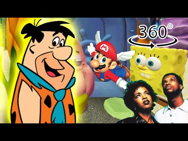 Flintstones 60th, but its SpongeBob killing me softly Mario64 360 GMOD