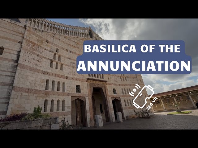 Guided tour in the Basilica of the Annunciation - 360 VR Experience at Nazareth