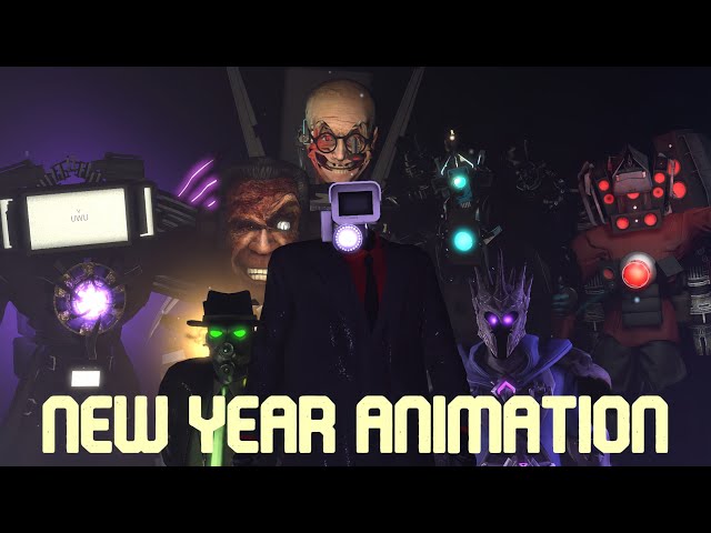 My SKIBIDI Year 2024 - ( New year ANIMATION )