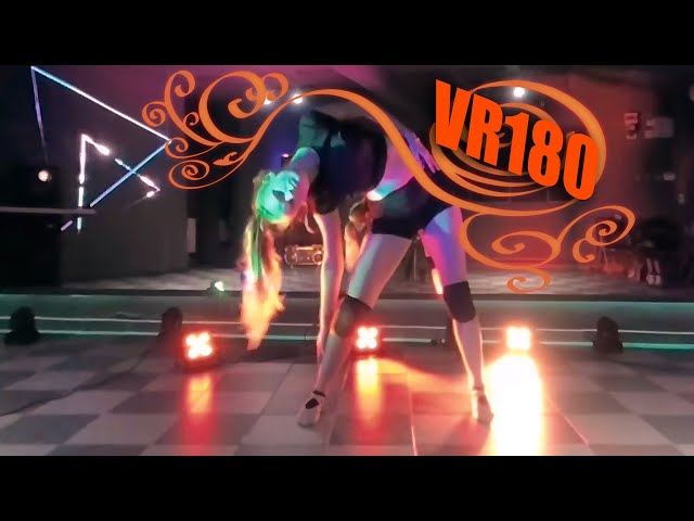 VR180 3D Dance | Contemporary Girl Solo Showcase At Dance Studio | Yoga Hindu Trap Mantra Music | 4K