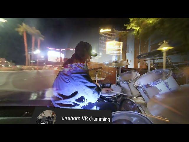 VR180 Airshom - 50 Cent In Da Club Drum Cover