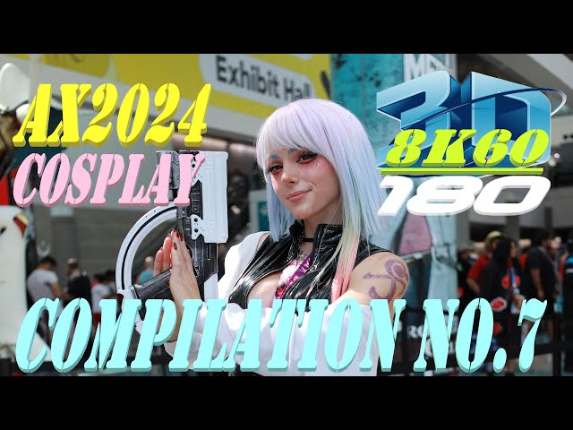 Anime Expo 2024, Cosplay, Compilation No7, Experience 3D VR180, AX2024, アニメエキスポ, コスプレNo7