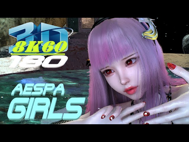 aespa (에스파) - Girls, VR180, 3D, Dance, MMD, ダンス, VaM, kpop