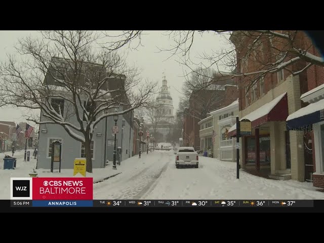 Maryland sees first major winter storm of the season