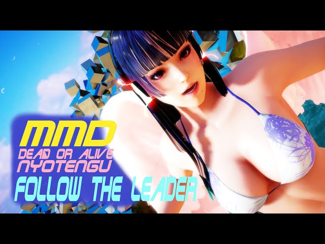 MMD Dead Or Alive Nyotengu, Follow The Leader, Dance, デッドオアアライブ 女天狗 ダンス 4K60FPS