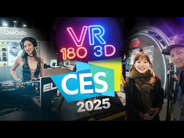 CES 2025 Las Vegas Day 3 VR 180 3D