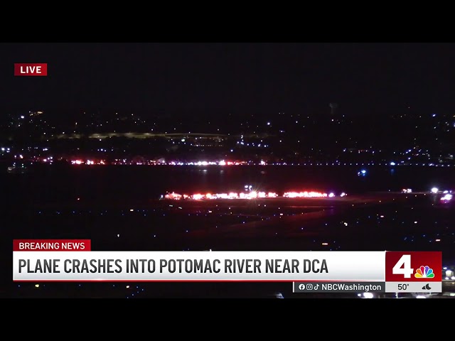 American Airlines plane crashes into Potomac River near Reagan National | NBC4 Washington