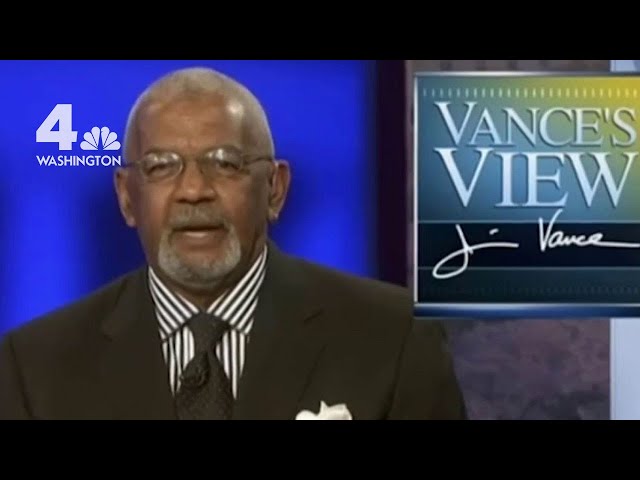 Reflections by late News4's Jim Vance after a week of unrest in DC