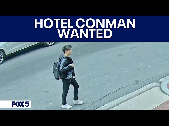 Man wanted for pretending to be a guest at luxury DC hotel, charging dinner to room and using amenit