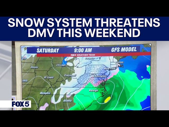 Could more snow be headed to DC, Maryland, and Virginia on Saturday?