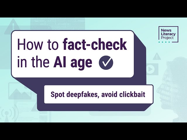 Webinar | How to fact-check in the AI age